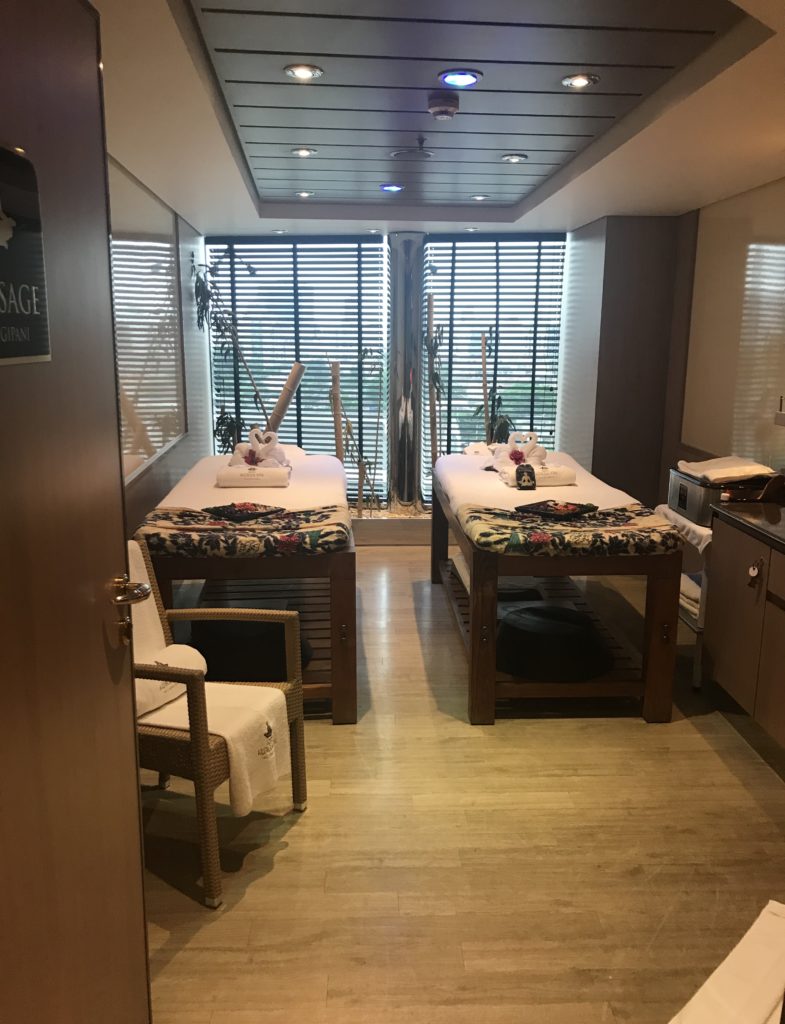 SPA Sala de Massagem MSC Magnífica Cruzeiro Organizado