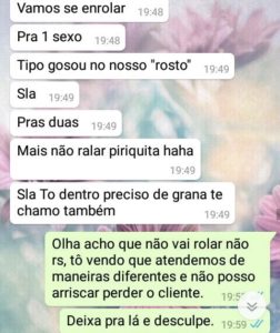 WhatsApp Caricioso, Sara Müller e Agatha Galucci