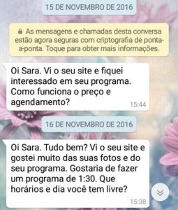 WhatsApp Sara Müller Engraçado