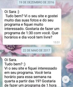 WhatsApp Sara Müller Engraçado