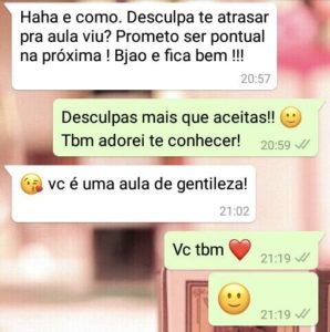 WhatsApp Sara Müller e Alegre