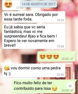 WhatsApp Sara Müller e Alegre