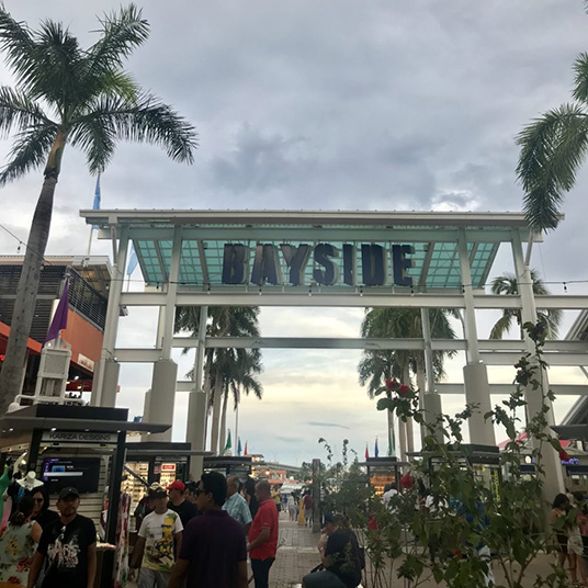 Terceiro dia em Miami - Parte 2 - Bayside